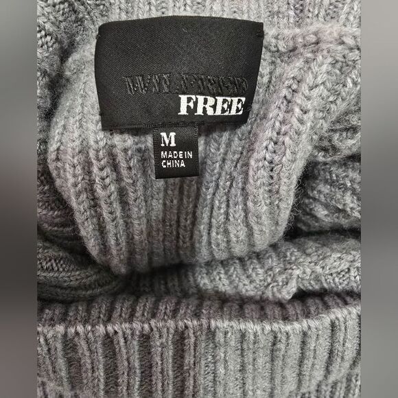 Aritzia Wilfred Free Cowl Neck Merino Wool Sweater In Grey Size Medium - Picture 5 of 8